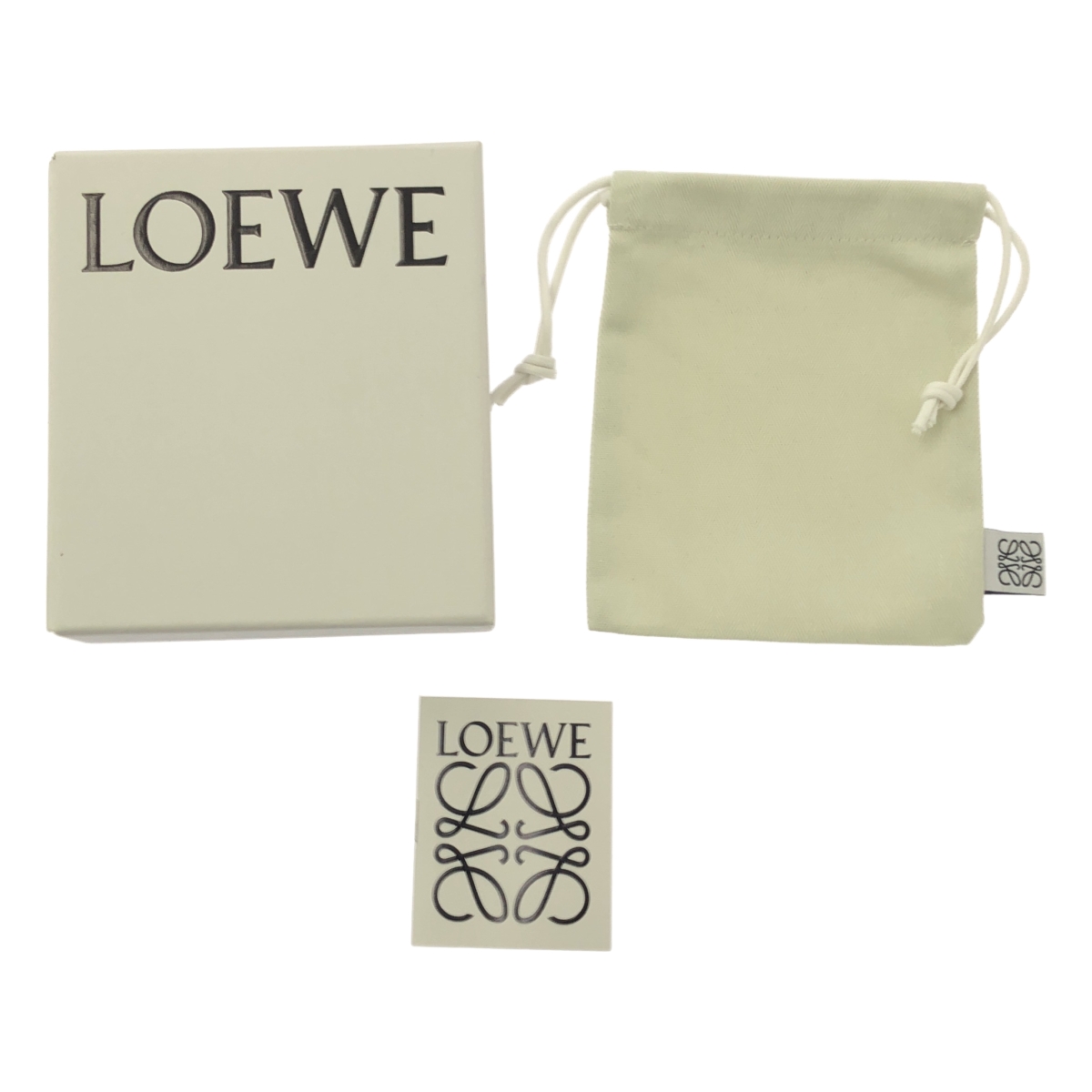 LOEWE / ロエベ アナグラム レザー フラグメントケース