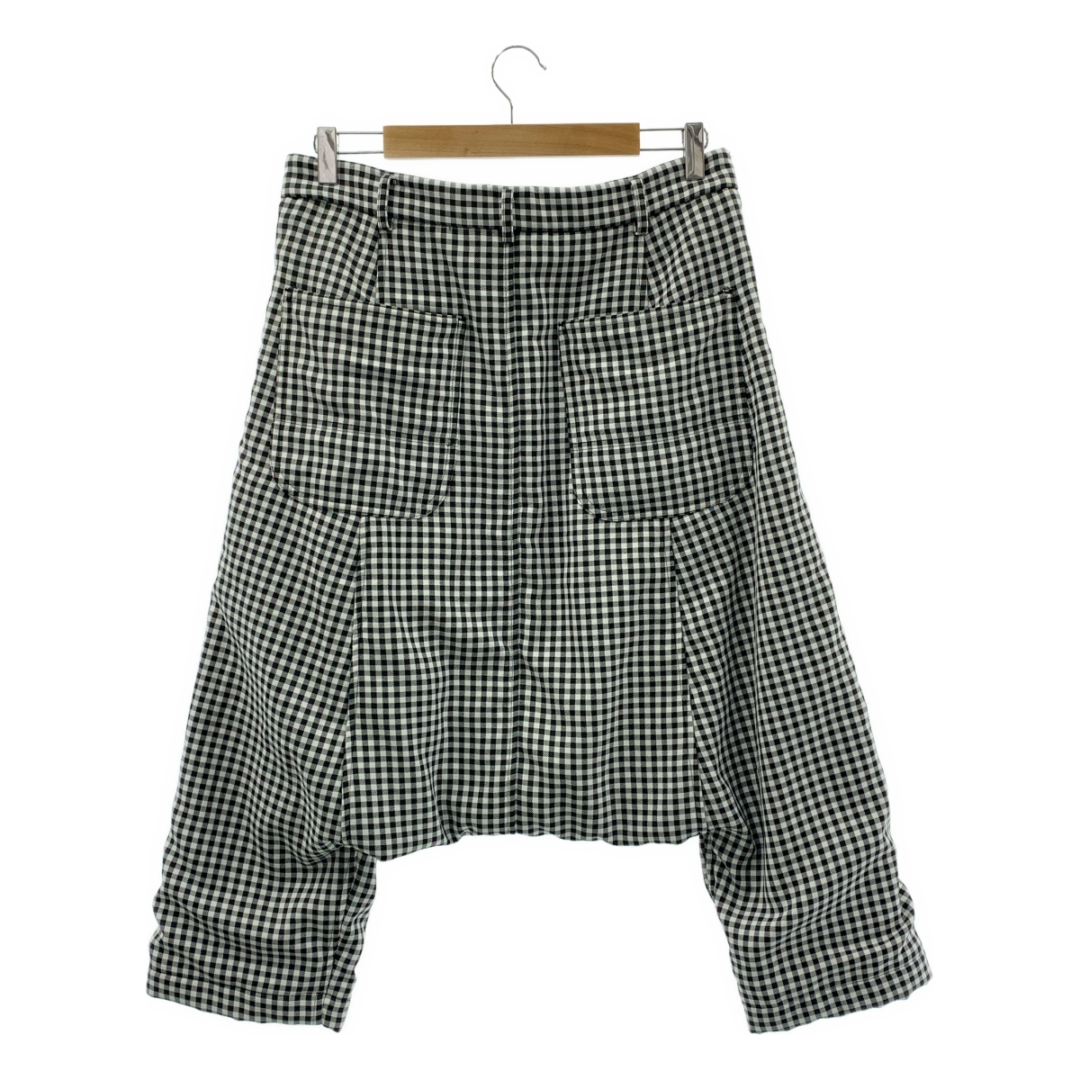 COMME des GARCONS GIRL / コムデギャルソンガール ポリエステル ギンガムチェック 中綿 サルエルパンツ