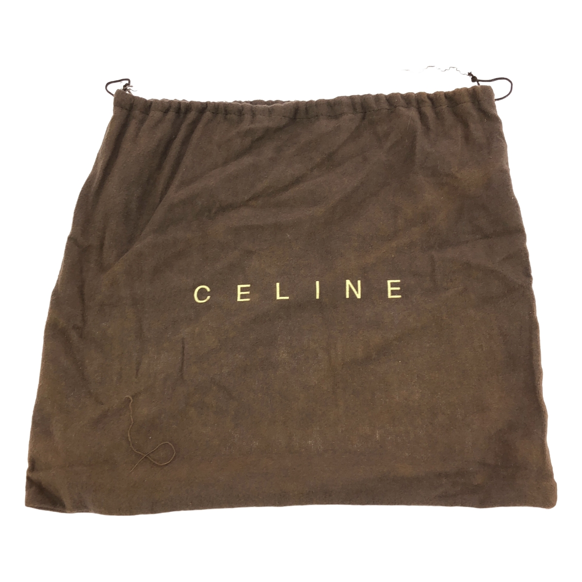 CELINE / セリーヌ パイソン レザー ビジュー 装飾 フラップ ワンショルダー ハンドバッグ