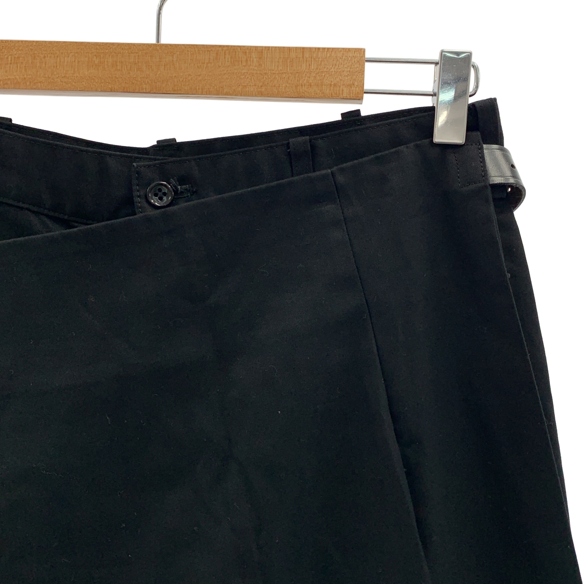 BLACK COMME des GARCONS / ブラックコムデギャルソン 製品洗い加工 巻きスカート パンツ