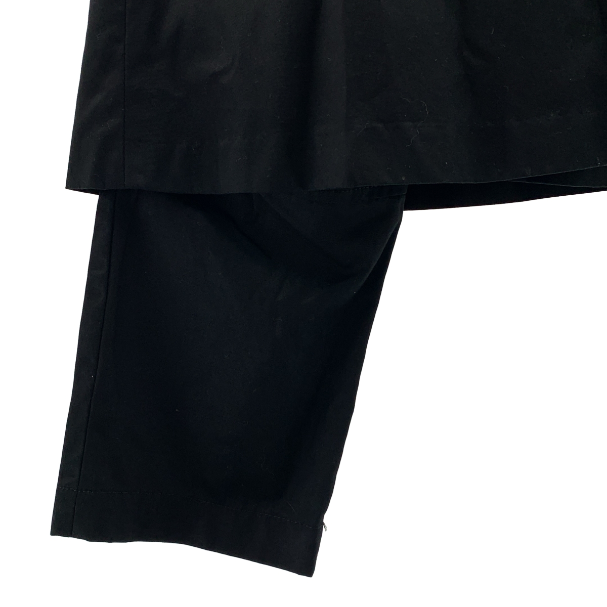 BLACK COMME des GARCONS / ブラックコムデギャルソン 製品洗い加工 巻きスカート パンツ