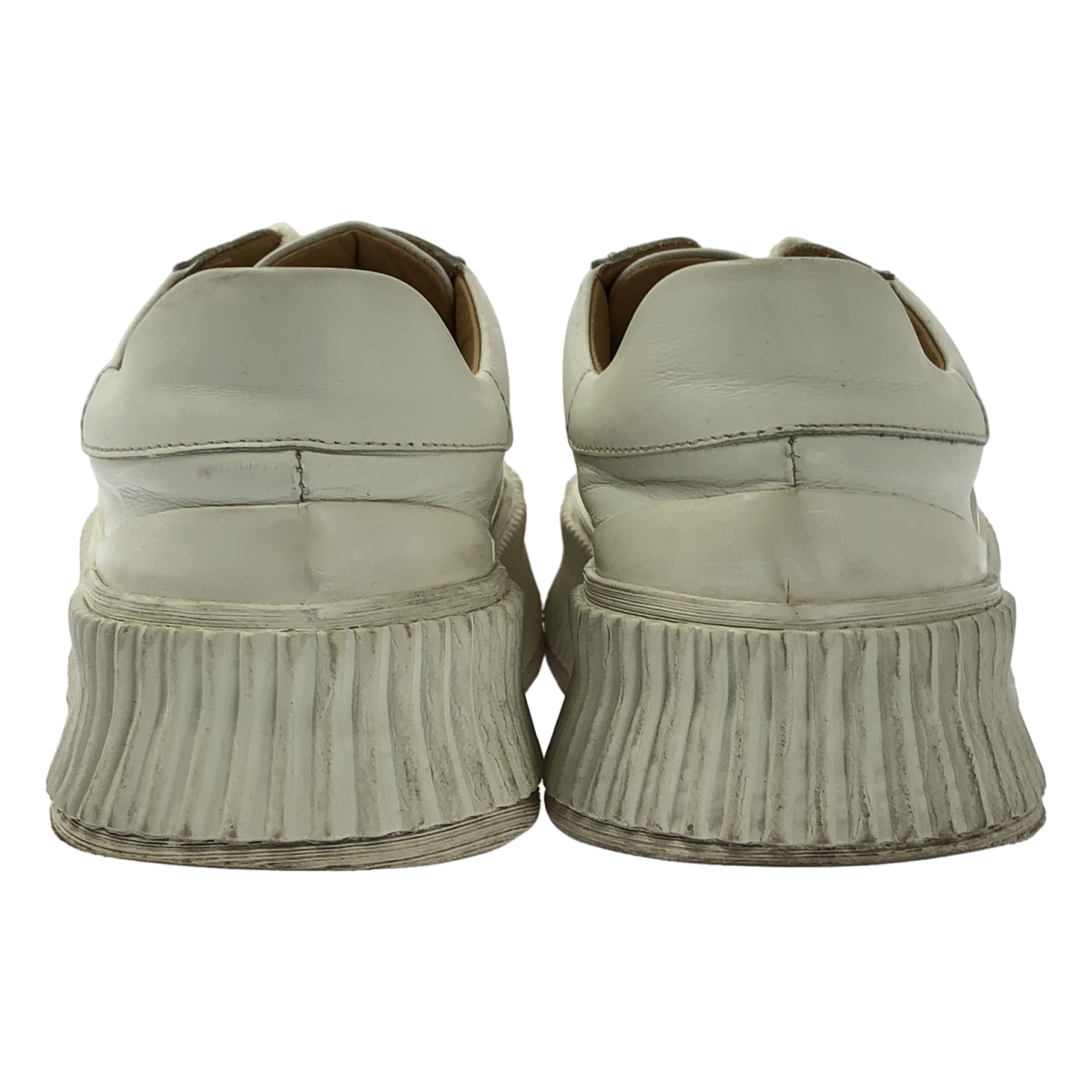 JIL SANDER / ジルサンダー レザー プラットフォームスニーカー