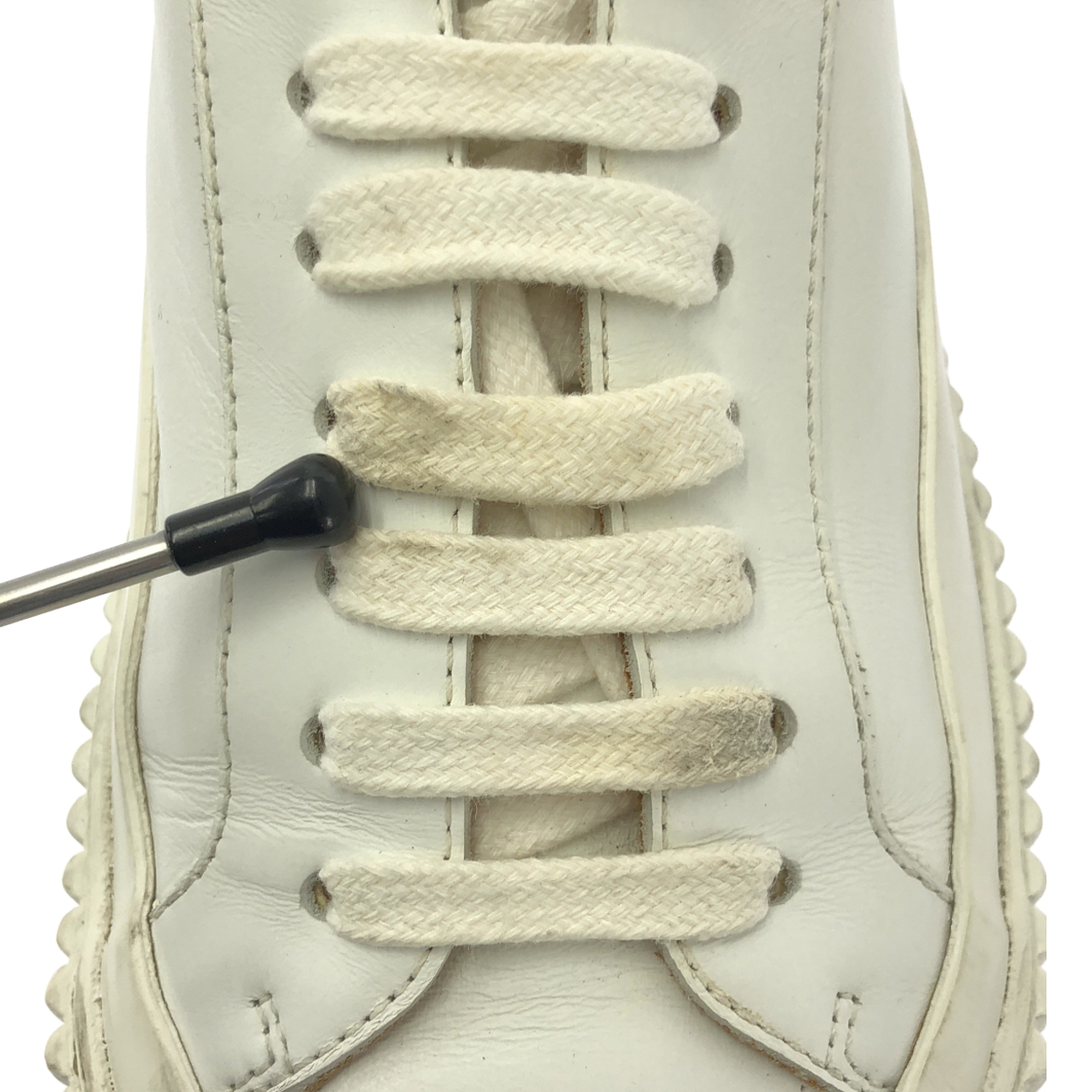 JIL SANDER / ジルサンダー レザー プラットフォームスニーカー