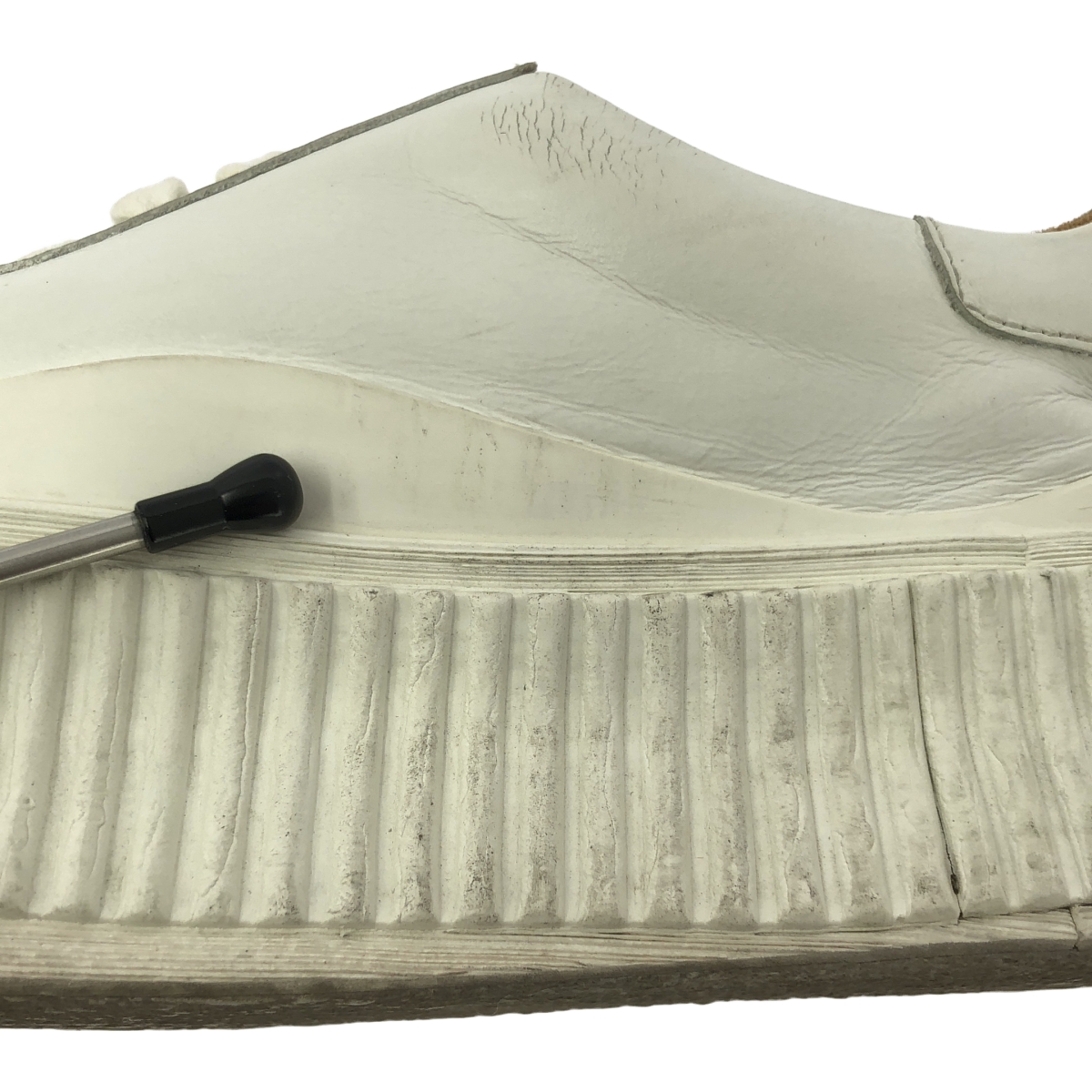 JIL SANDER / ジルサンダー レザー プラットフォームスニーカー