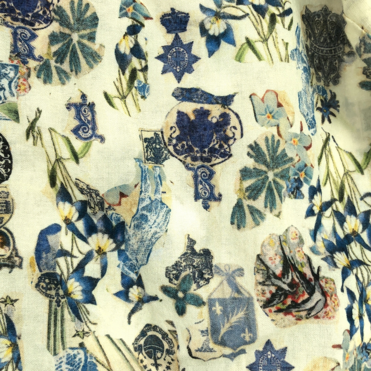 MARNI / マルニ コットン 総柄 オーバーシルエット プルオーバー シャツ ブラウス