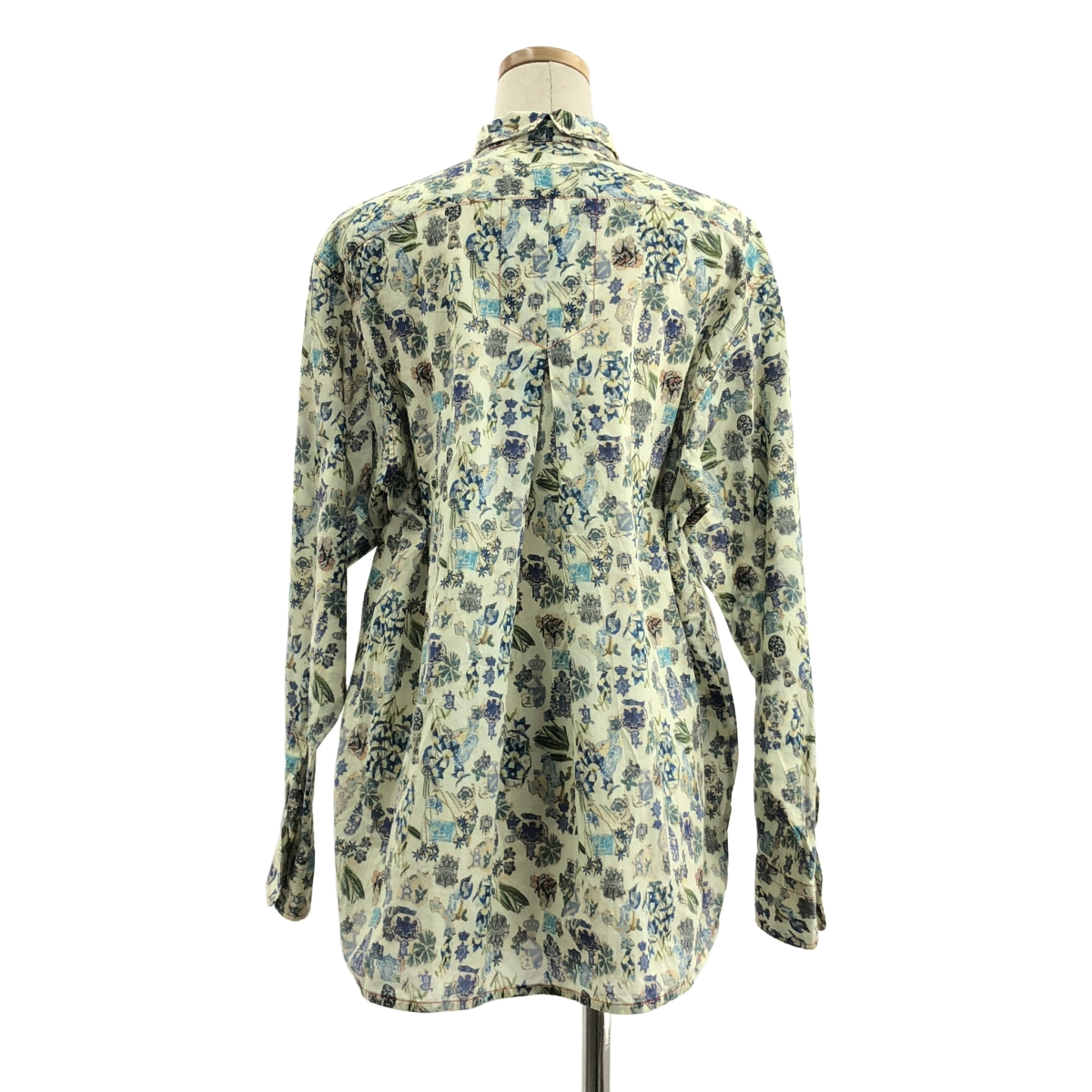 MARNI / マルニ コットン 総柄 オーバーシルエット プルオーバー シャツ ブラウス