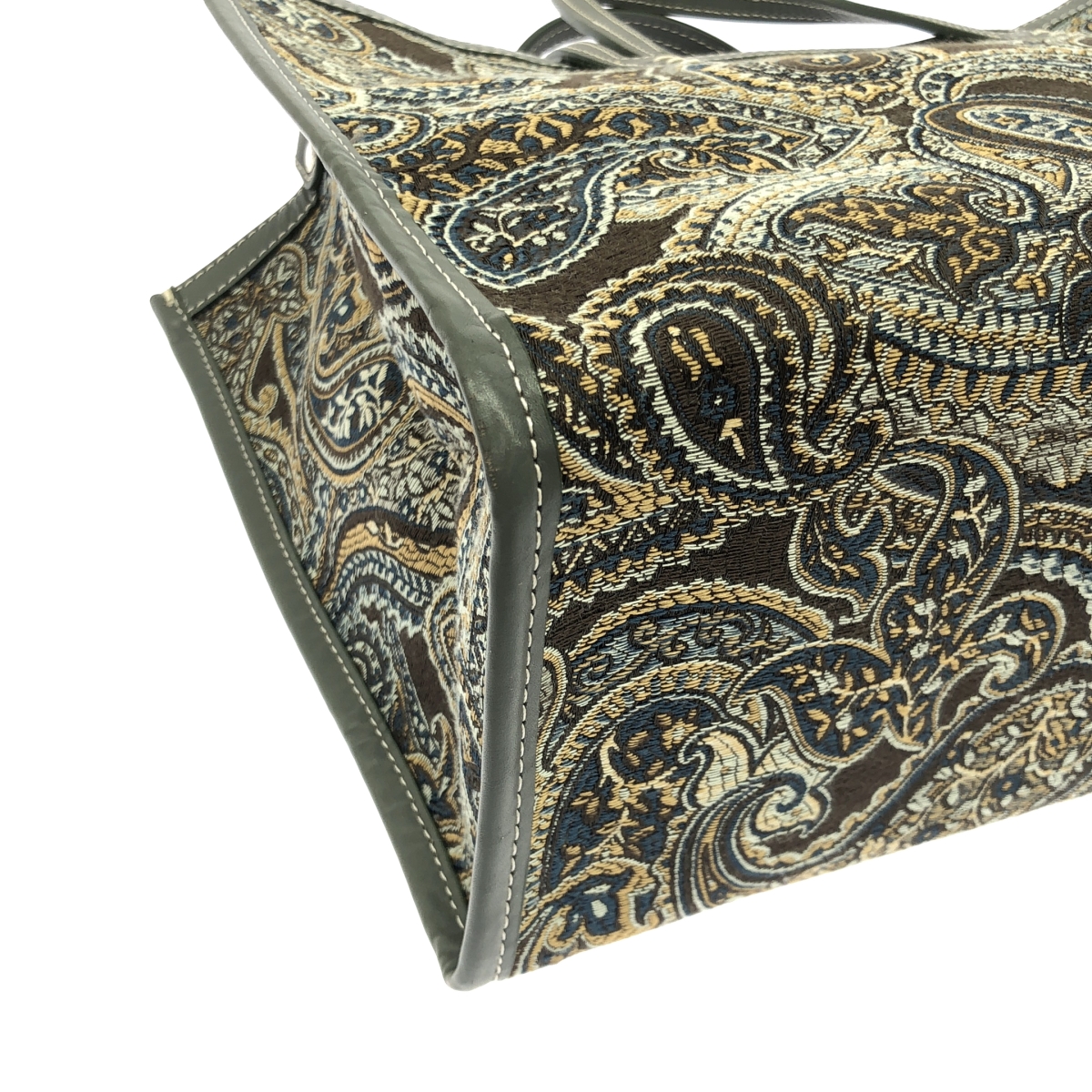 A VACATION / アヴァケーション BREAD / 2way ショルダー・ポーチ付き 総柄 ぺイズリー エンブロイダリー トートバッグ