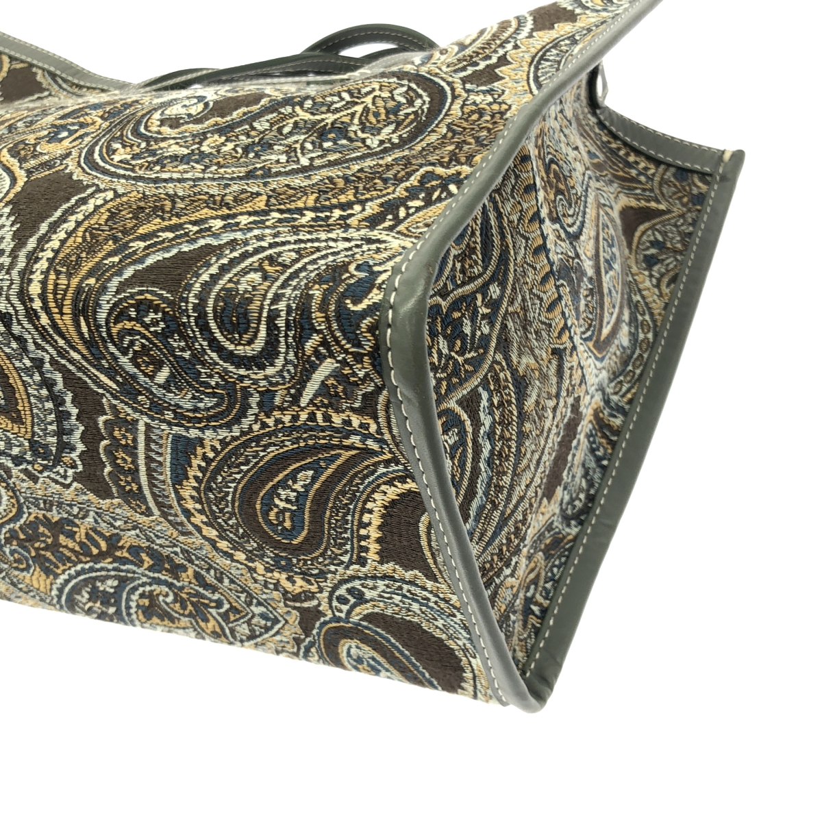 A VACATION / アヴァケーション BREAD / 2way ショルダー・ポーチ付き 総柄 ぺイズリー エンブロイダリー トートバッグ