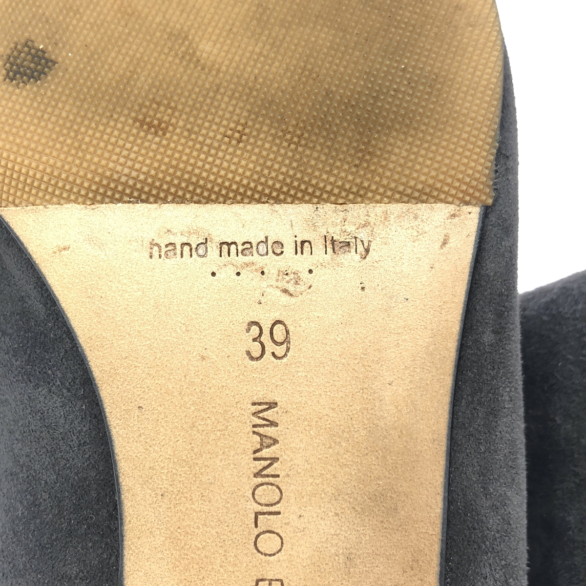 MANOLO BLAHNIK / マノロブラニク スウェードレザー ロング ニーハイブーツ