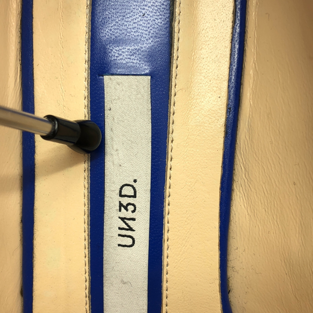 UN3D / アンスリード レザー ベルテッド ファー シューズ