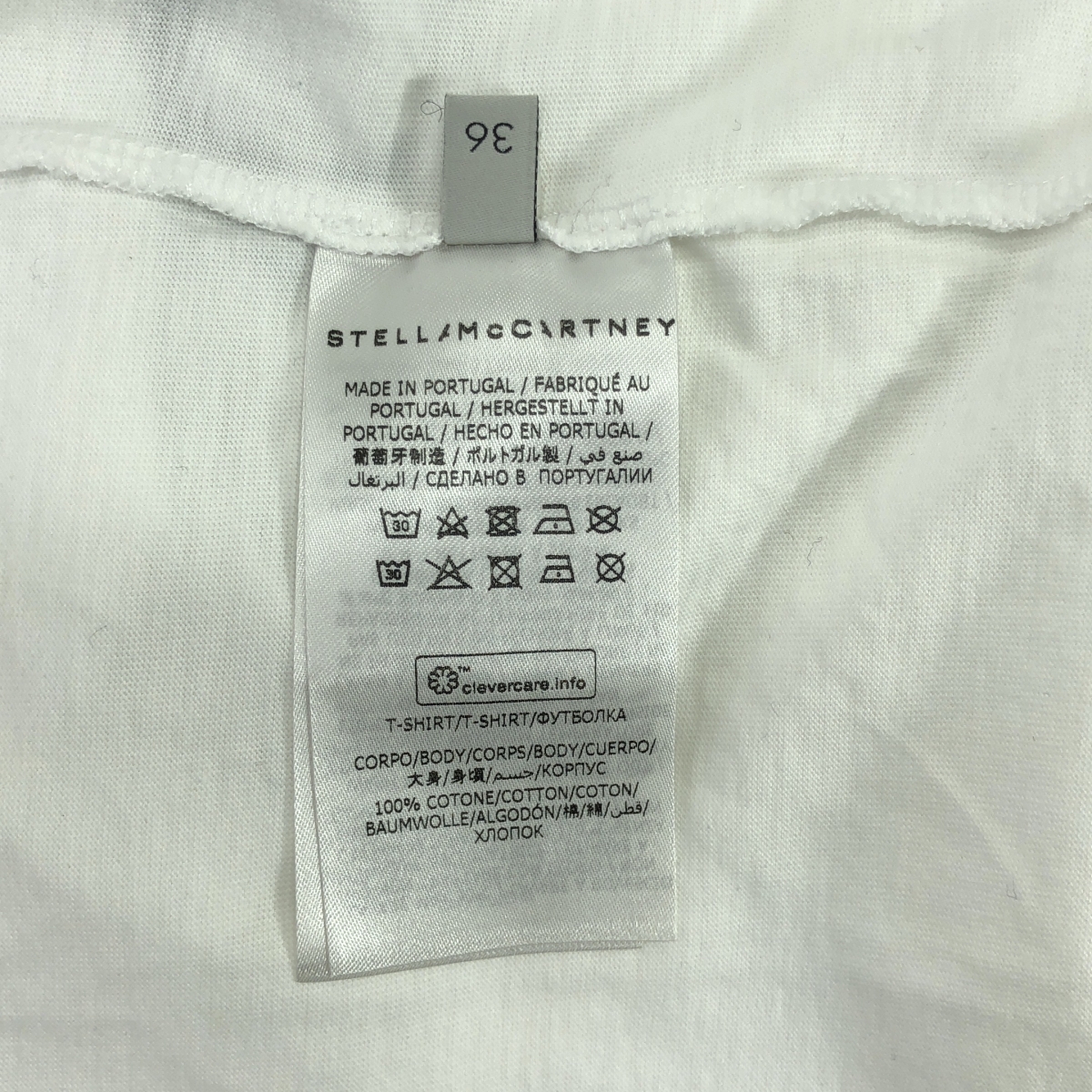 STELLA McCARTNEY / ステラマッカートニー STRANGE WOMAN コットン ロゴ Tシャツ