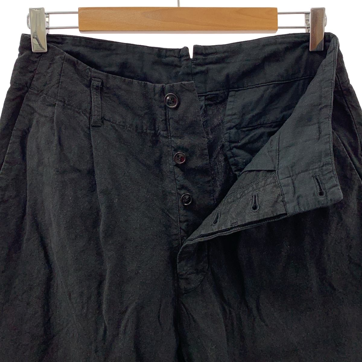 CONFECT / コンフェクト セットアップ リネン 製品染め シングルジャケット / タック スラックス パンツ