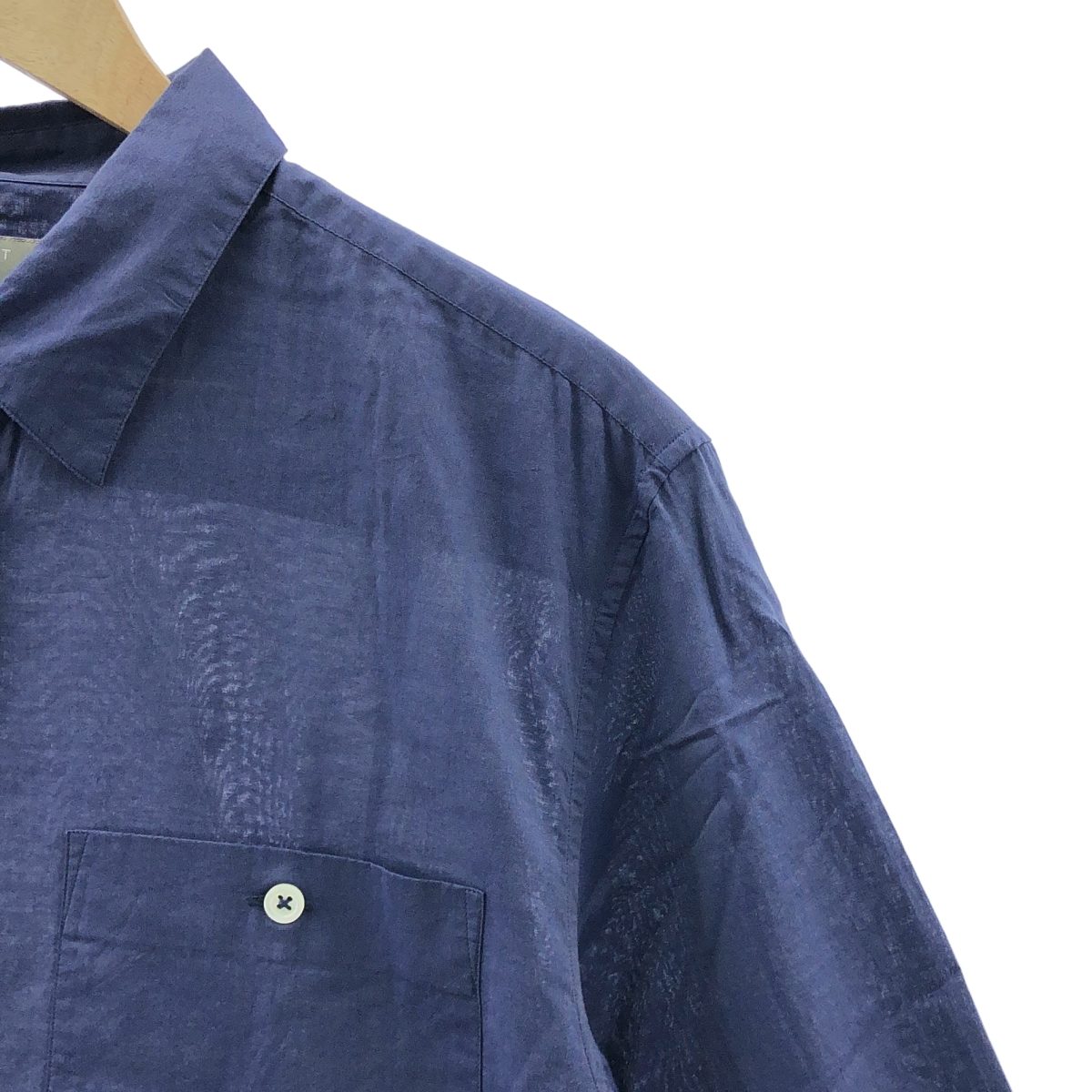 MARGARET HOWELL / マーガレットハウエル コットン スリット レギュラーカラー シャツ