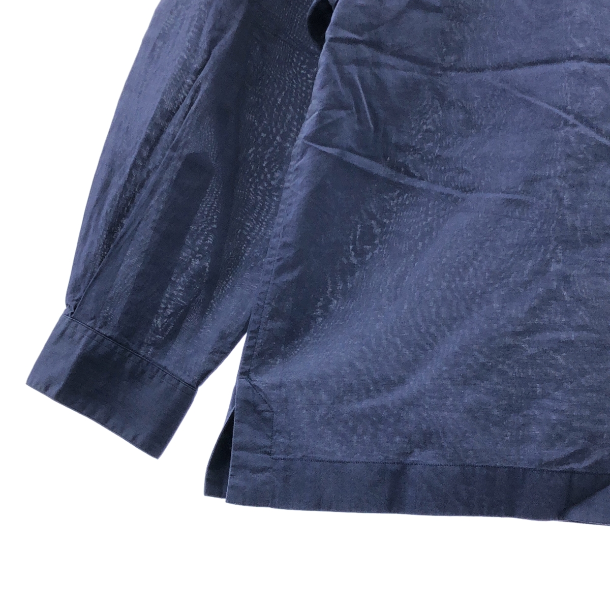 MARGARET HOWELL / マーガレットハウエル コットン スリット レギュラーカラー シャツ