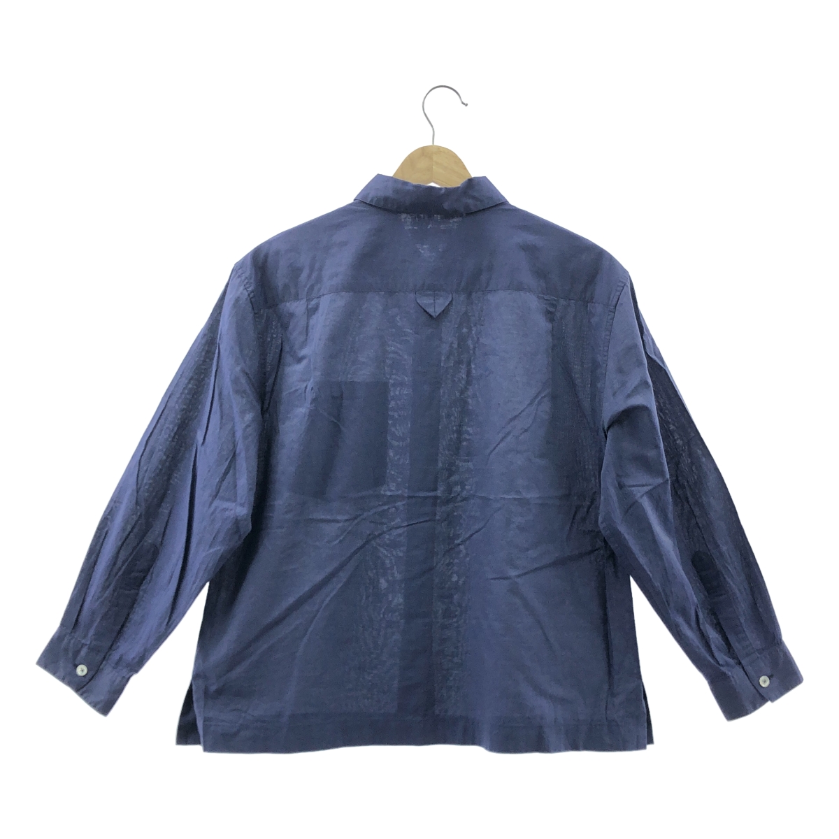 MARGARET HOWELL / マーガレットハウエル コットン スリット レギュラーカラー シャツ