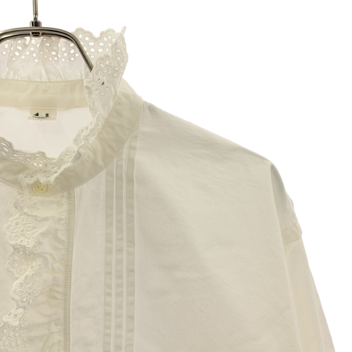 45r / フォーティファイブアール ダンプの カットワーク フリルシャツ ブラウス