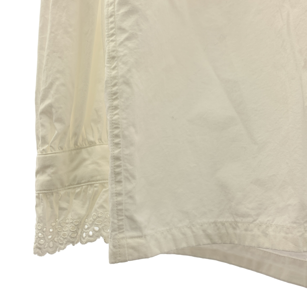 45r / フォーティファイブアール ダンプの カットワーク フリルシャツ ブラウス