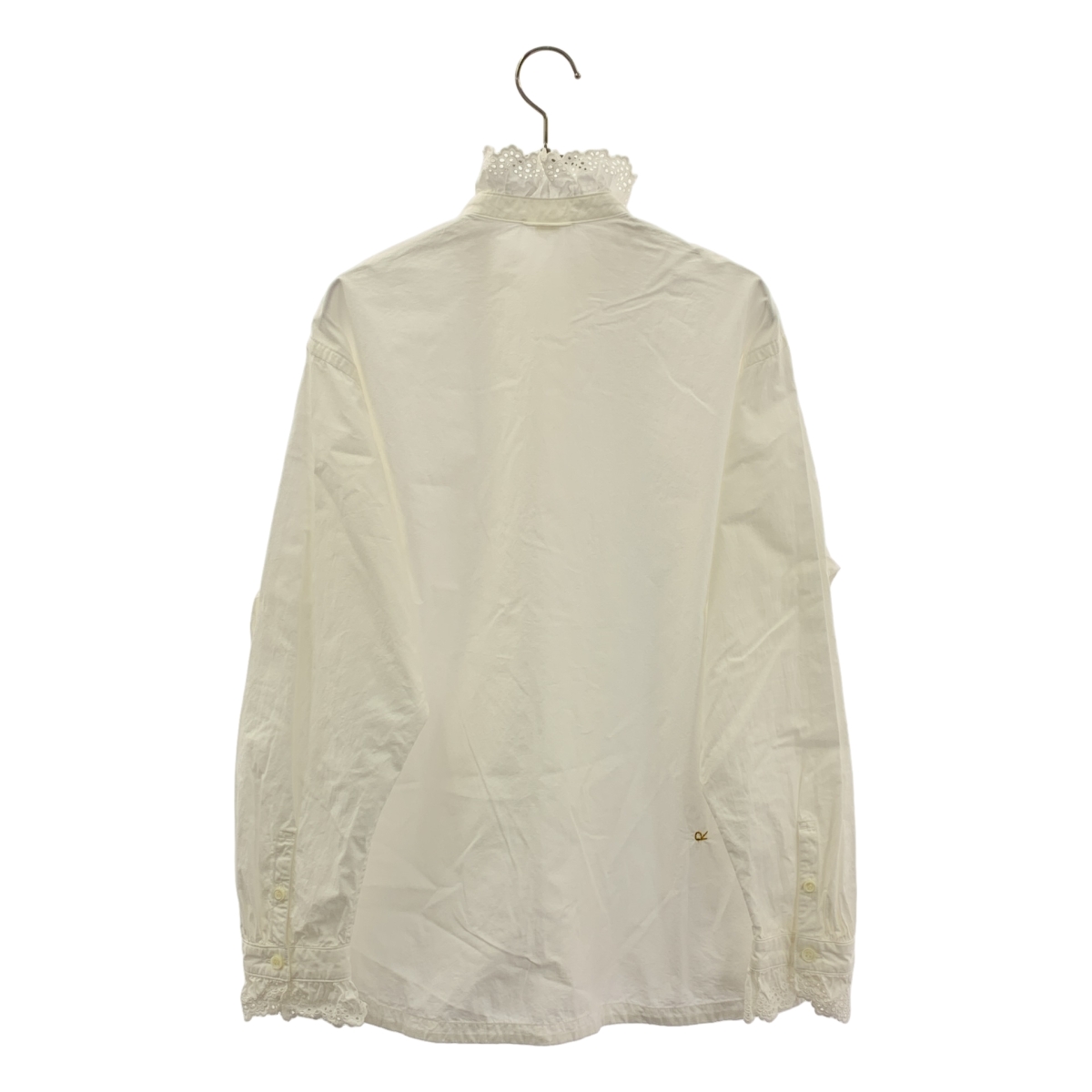 45r / フォーティファイブアール ダンプの カットワーク フリルシャツ ブラウス