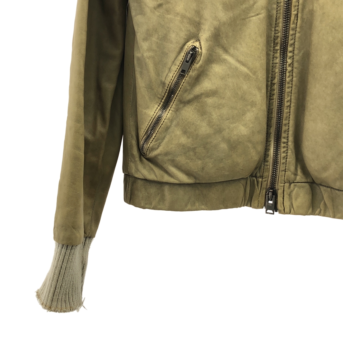 GIORGIO BRATO / ジョルジオブラット ラムレザー ライダースジャケット