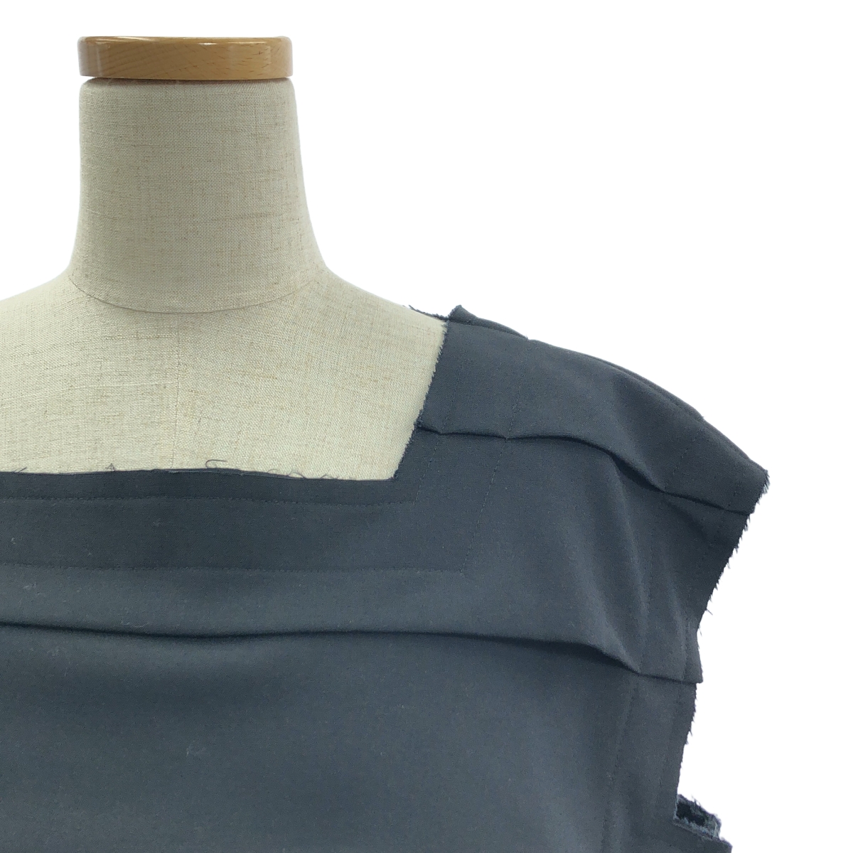 COMME des GARCONS / コムデギャルソン 変形 断ち切り オーバーシルエット パッチ  ワンピース