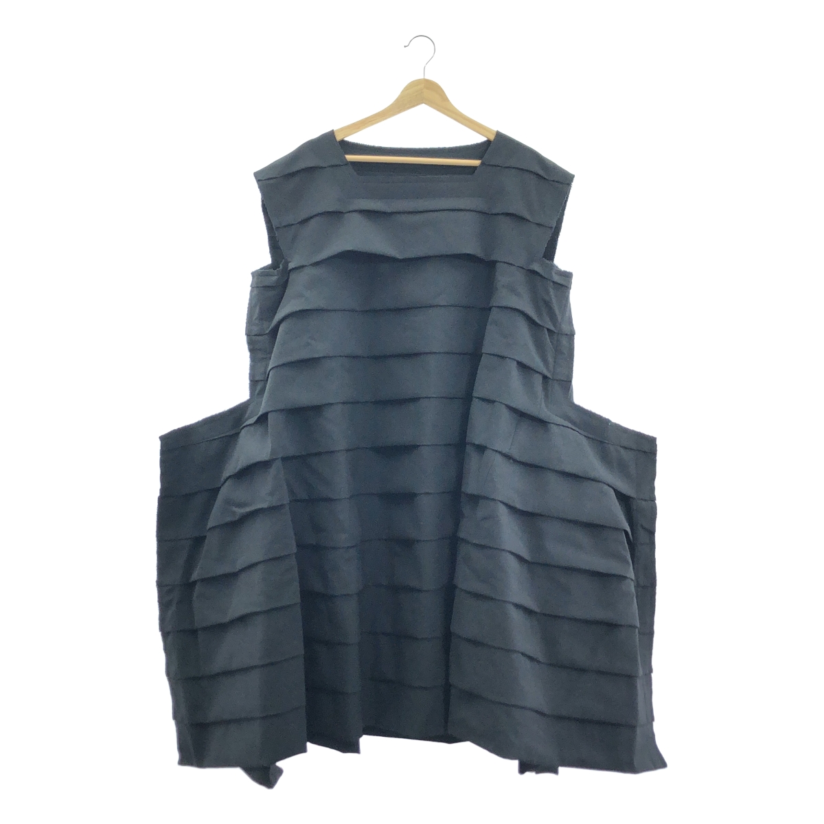 COMME des GARCONS / コムデギャルソン 変形 断ち切り オーバーシルエット パッチ  ワンピース