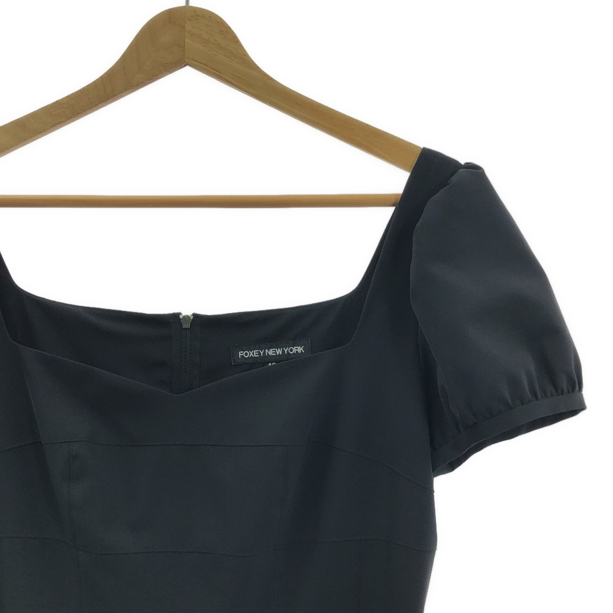 FOXEY NEW YORK / フォクシーニューヨーク パフスリーブ スクエアネック ワンピース