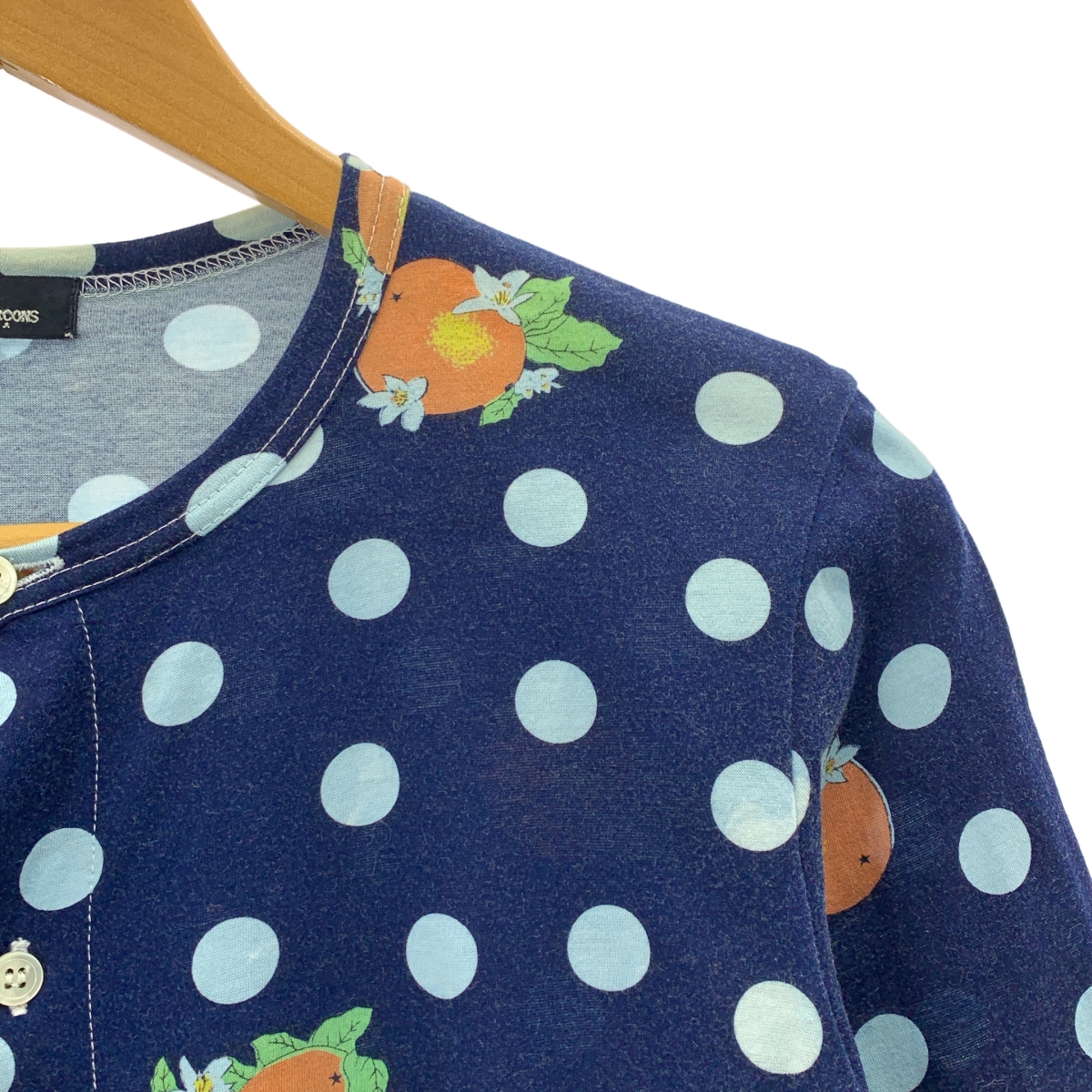 tricot COMME des GARCONS / トリココムデギャルソン コットン 総柄 カーディガン