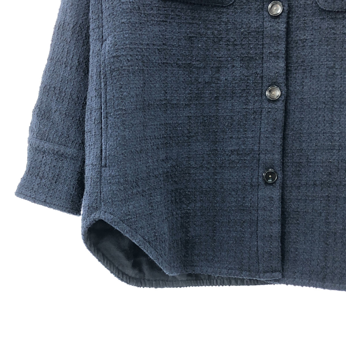 MUSE de Deuxieme Classe / ミューズドゥーズィーエムクラス TWEED シャツジャケット