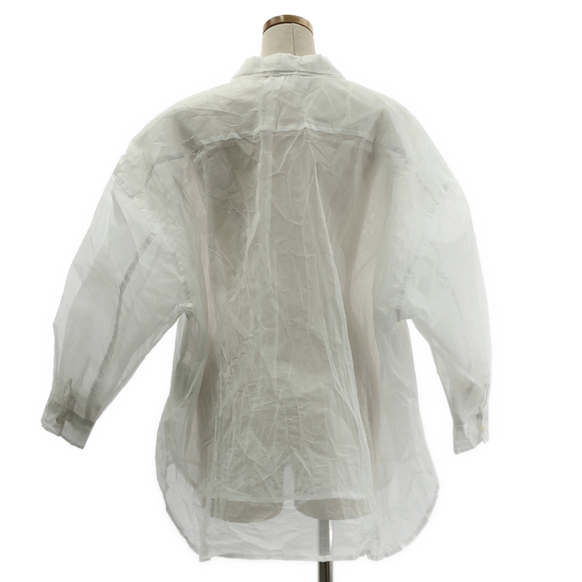 COMME des GARCONS COMME des GARCONS / コムコム ラウンドカラー レイヤード オーガンジー シアー ブラウス