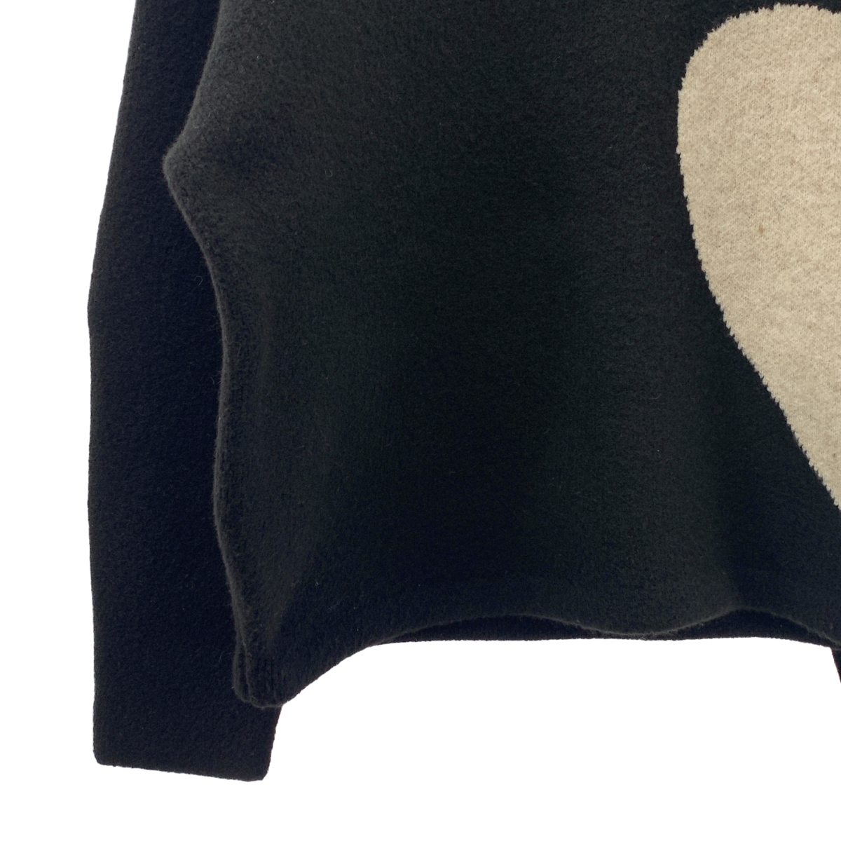 その他 pattern knit ハート クルーネックニット