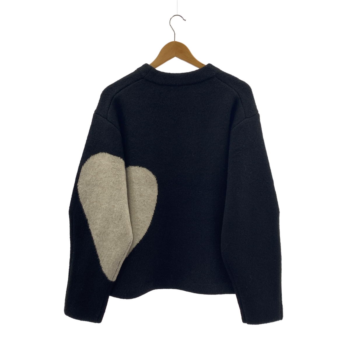 その他 pattern knit ハート クルーネックニット