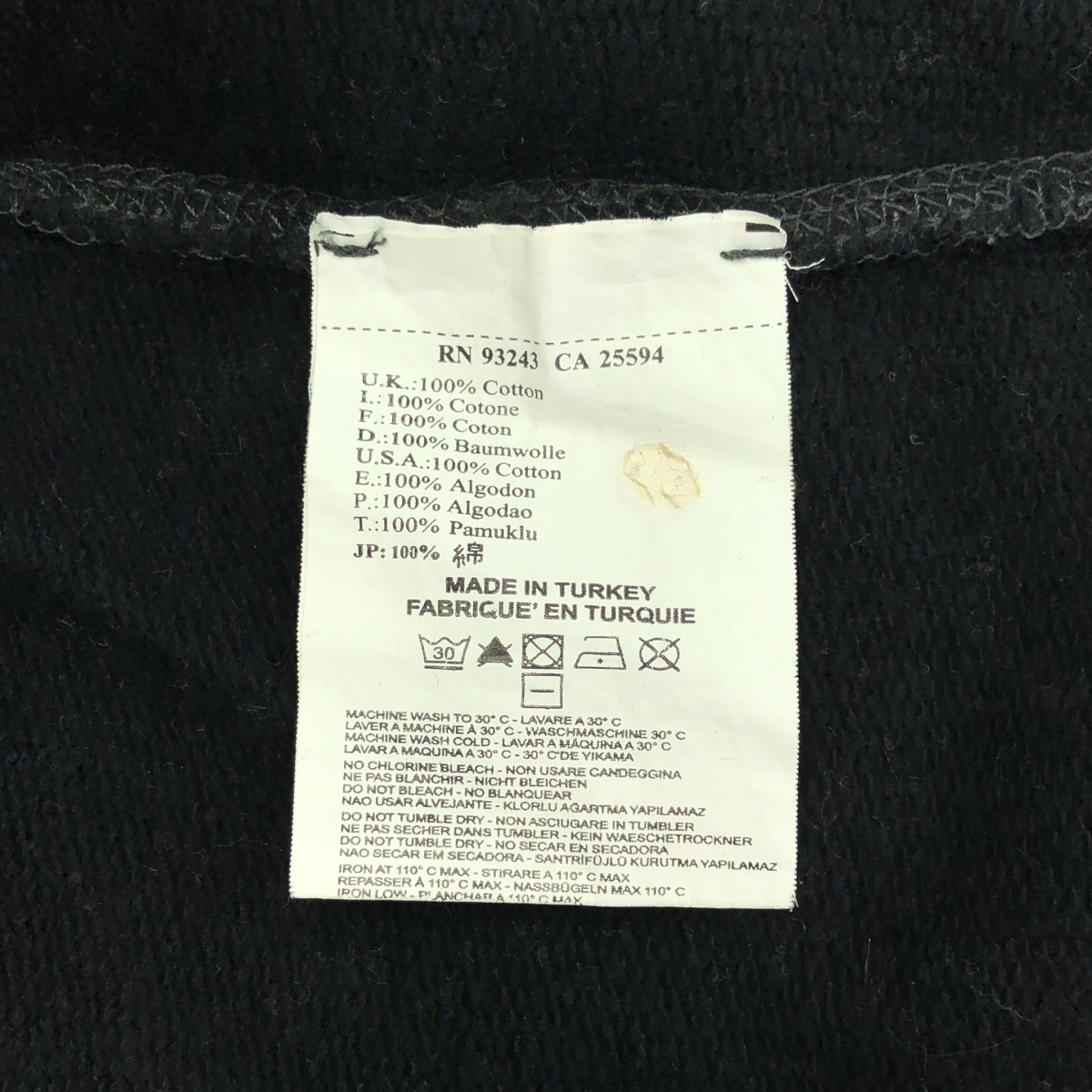 その他 エンブロイダリー ロゴ スウェット フーディ