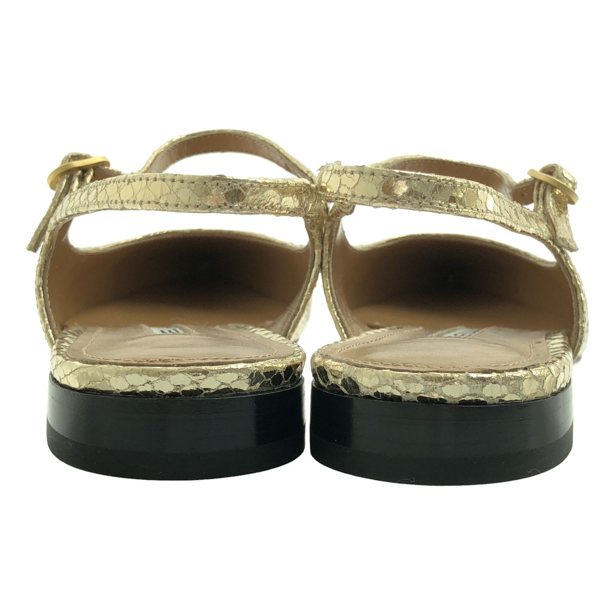 PELLICO / ペリーコ メタリック ポインテッドトゥ ストラップ パンプス