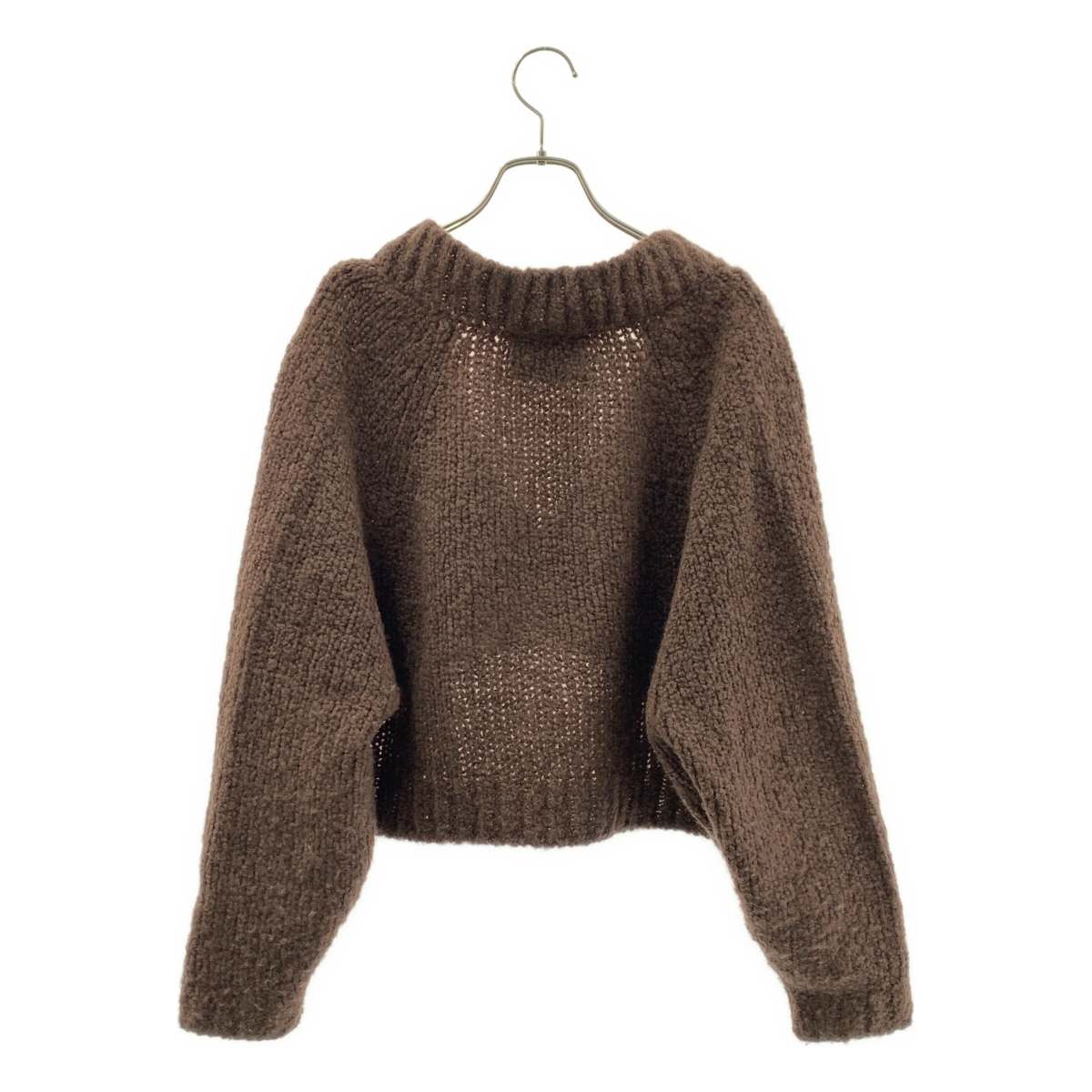 その他 ウール クロップド Vネック ニット