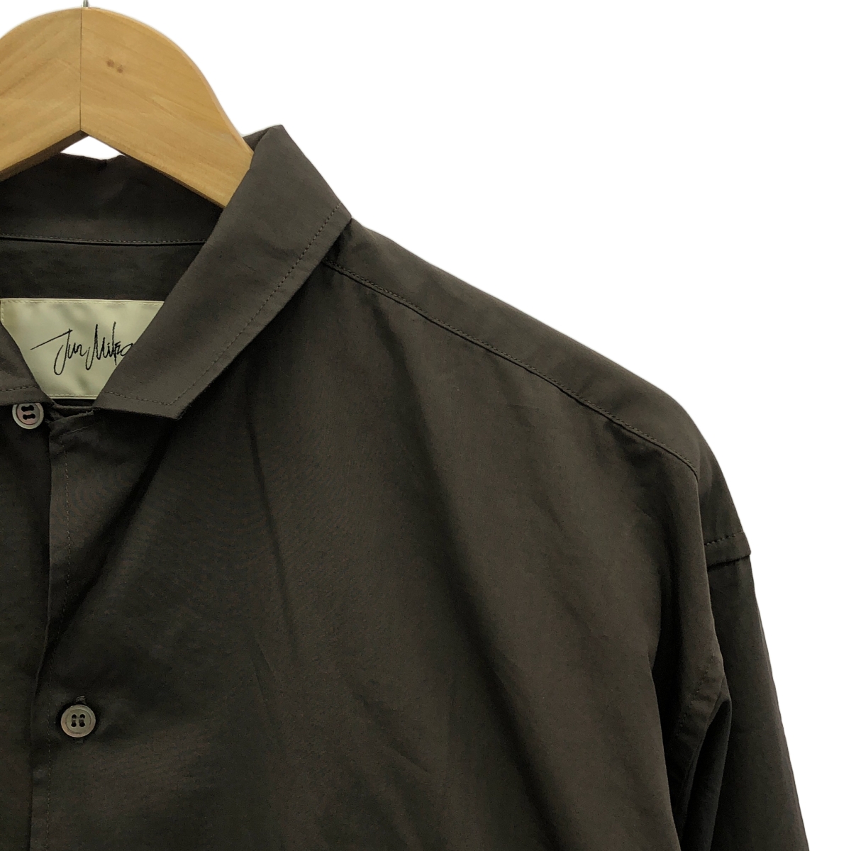 JUN MIKAMI / ジュンミカミ ブロードSH ロゴプリント デザイン シャツ