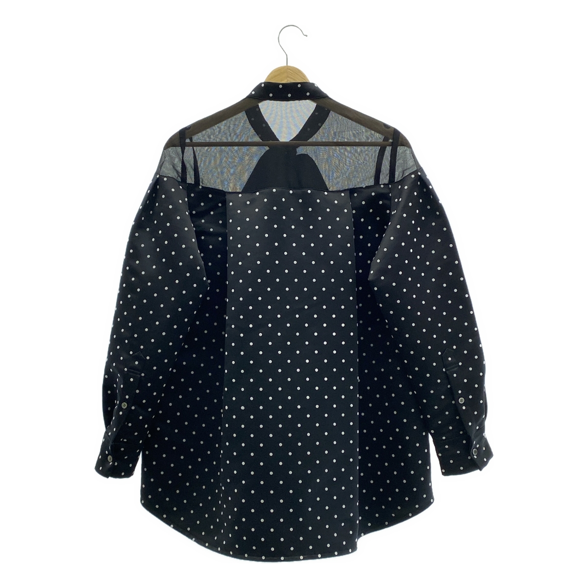 sacai / サカイ ドット チュール切替 タイ シャツ