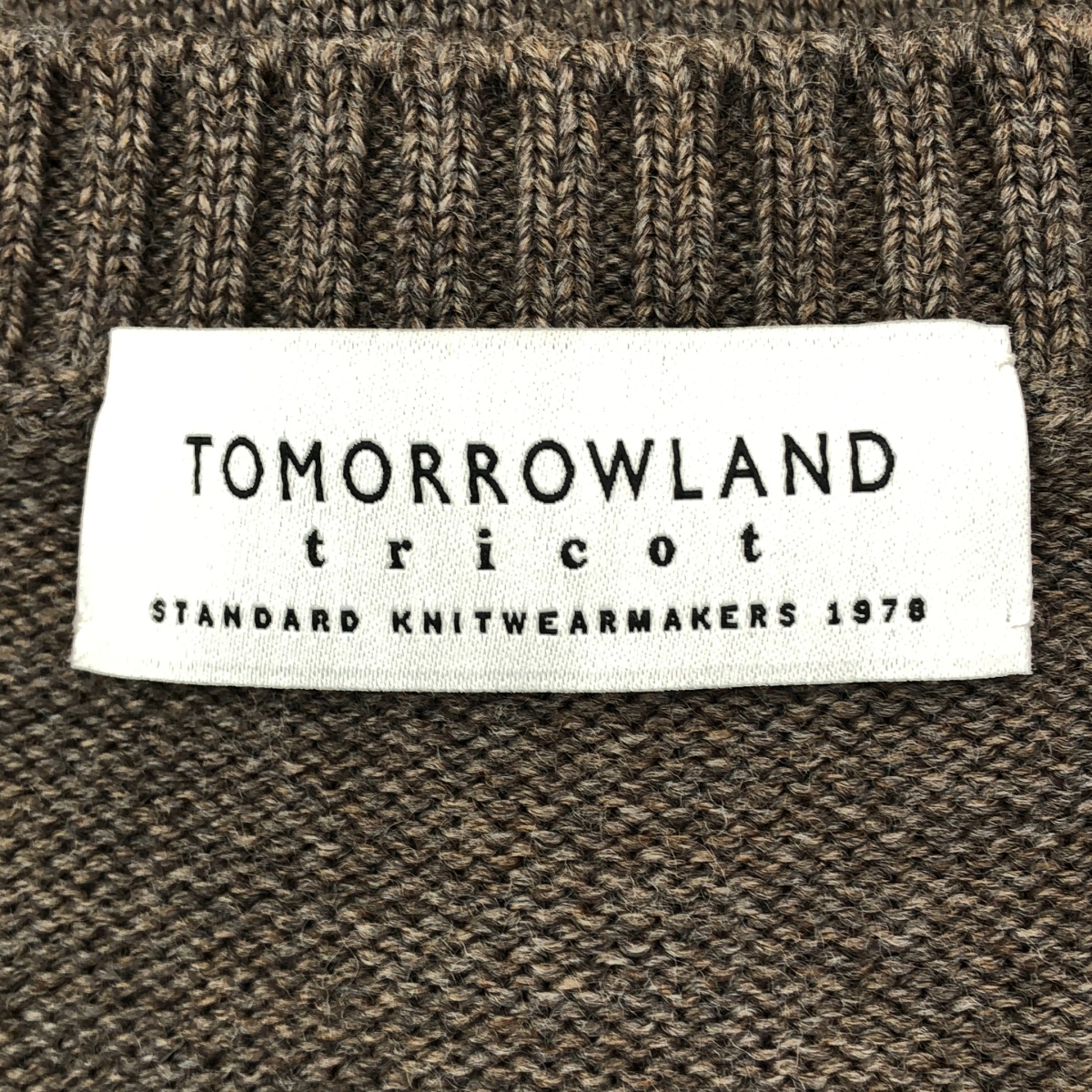 TOMORROWLAND tricot / トゥモローランドトリコ メリノベーシック クルーネックプルオーバー ニット