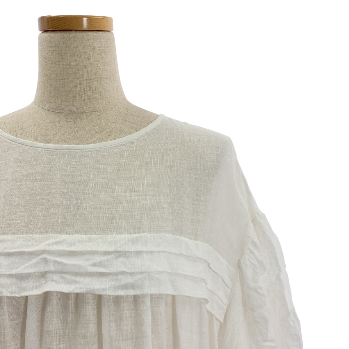 mina perhonen / ミナペルホネン ring flower / リングフラワー リネン エンブロイダリー ポケット付き ワンピース