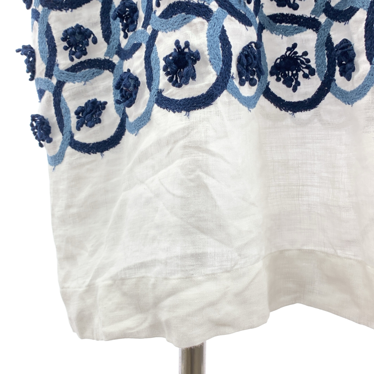 mina perhonen / ミナペルホネン ring flower / リングフラワー リネン エンブロイダリー ポケット付き ワンピース