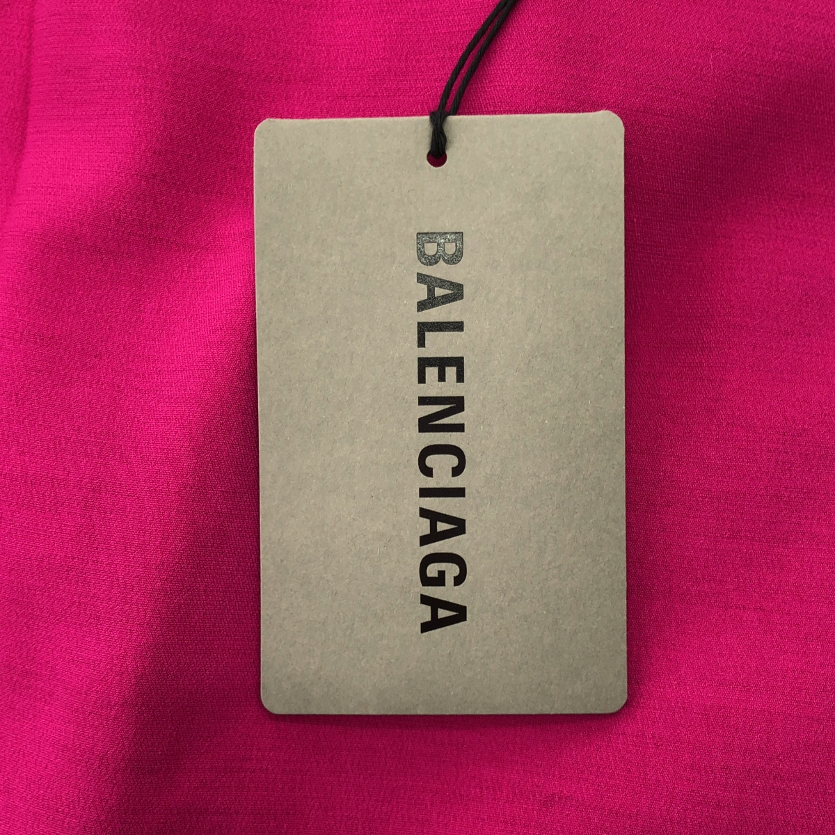 BALENCIAGA / バレンシアガ レーヨン ロゴ ウエストゴム スラックス パンツ