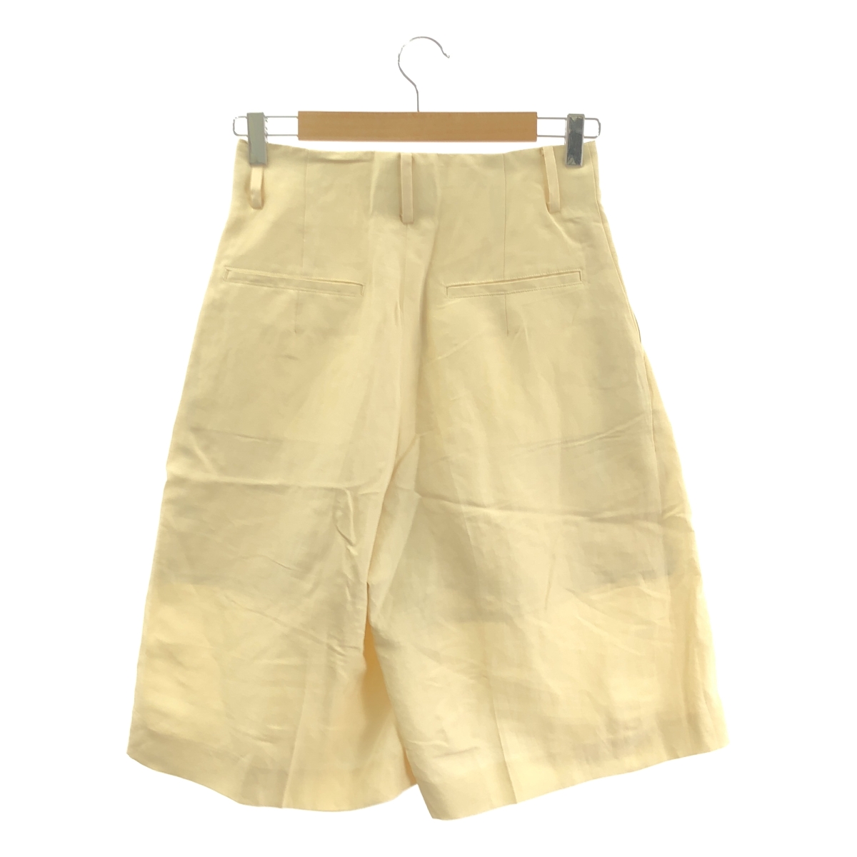 PHOTOCOPIEU / フォトコピュー リネン シルク ワイド ハーフパンツ