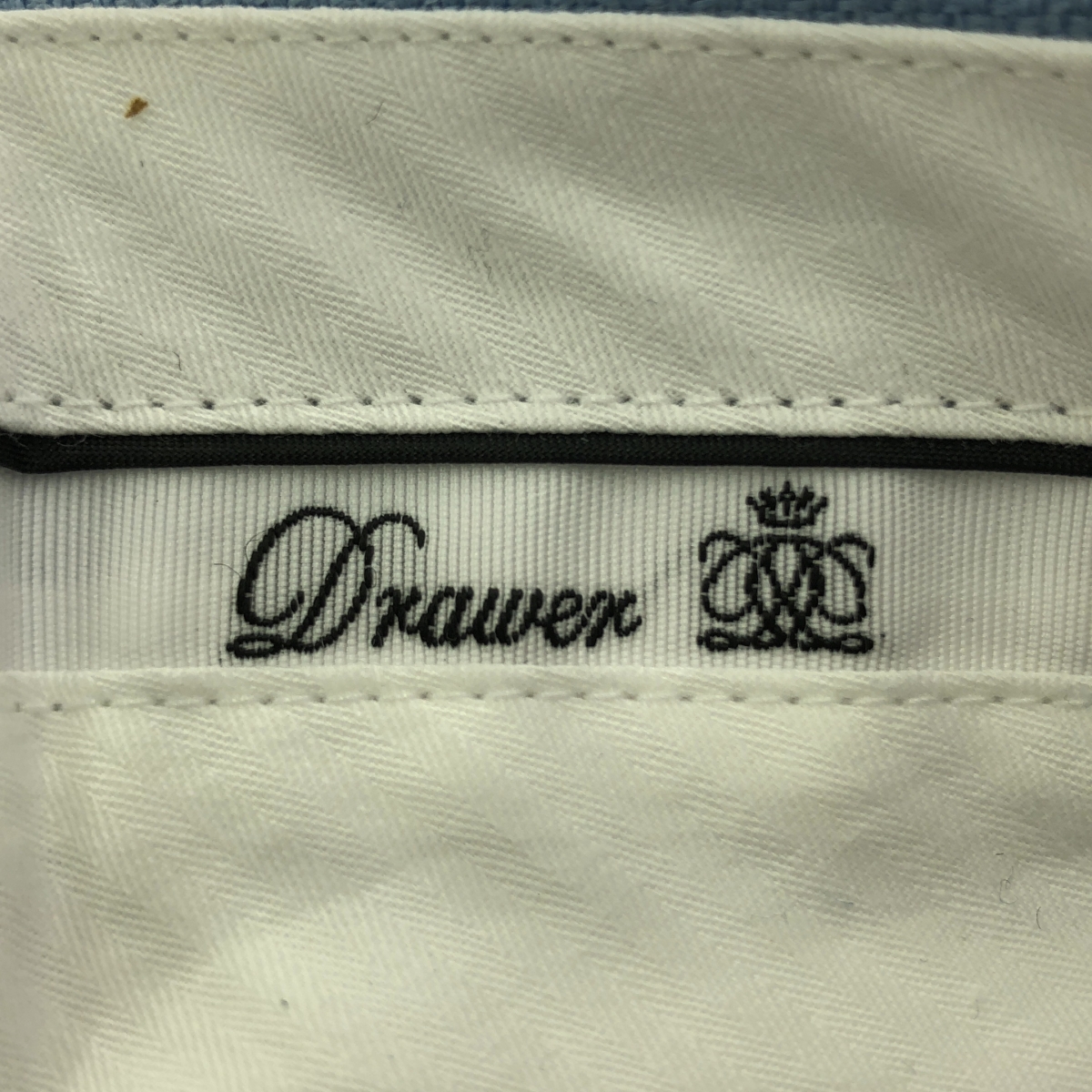 Drawer / ドゥロワー ナナコ織 リネン ストレートパンツ