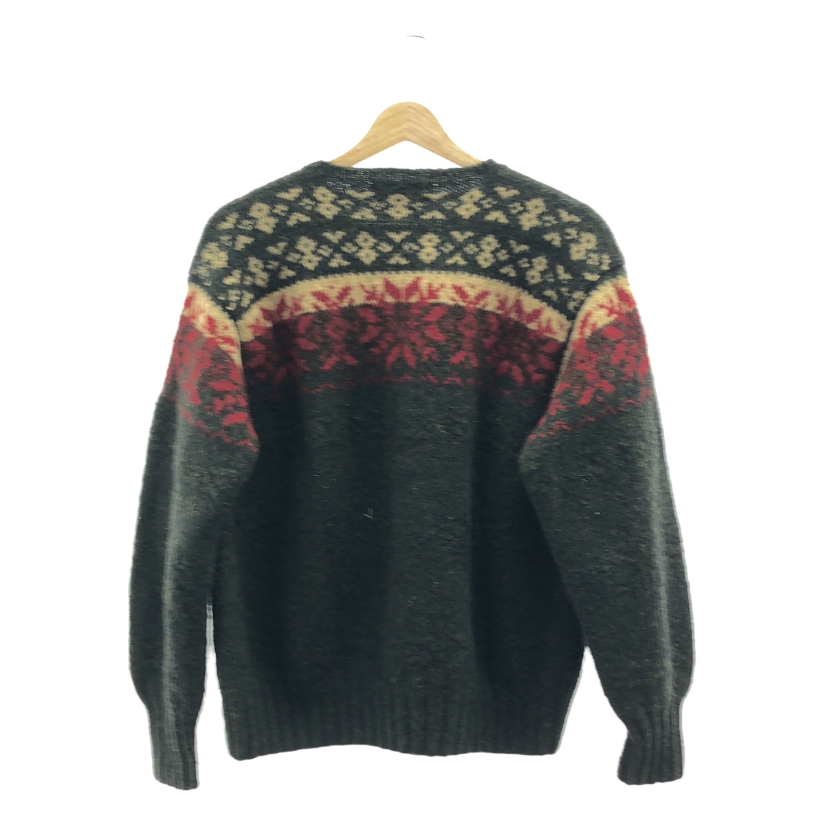 その他 HAND KNIT ノルディック柄 ウール ニット