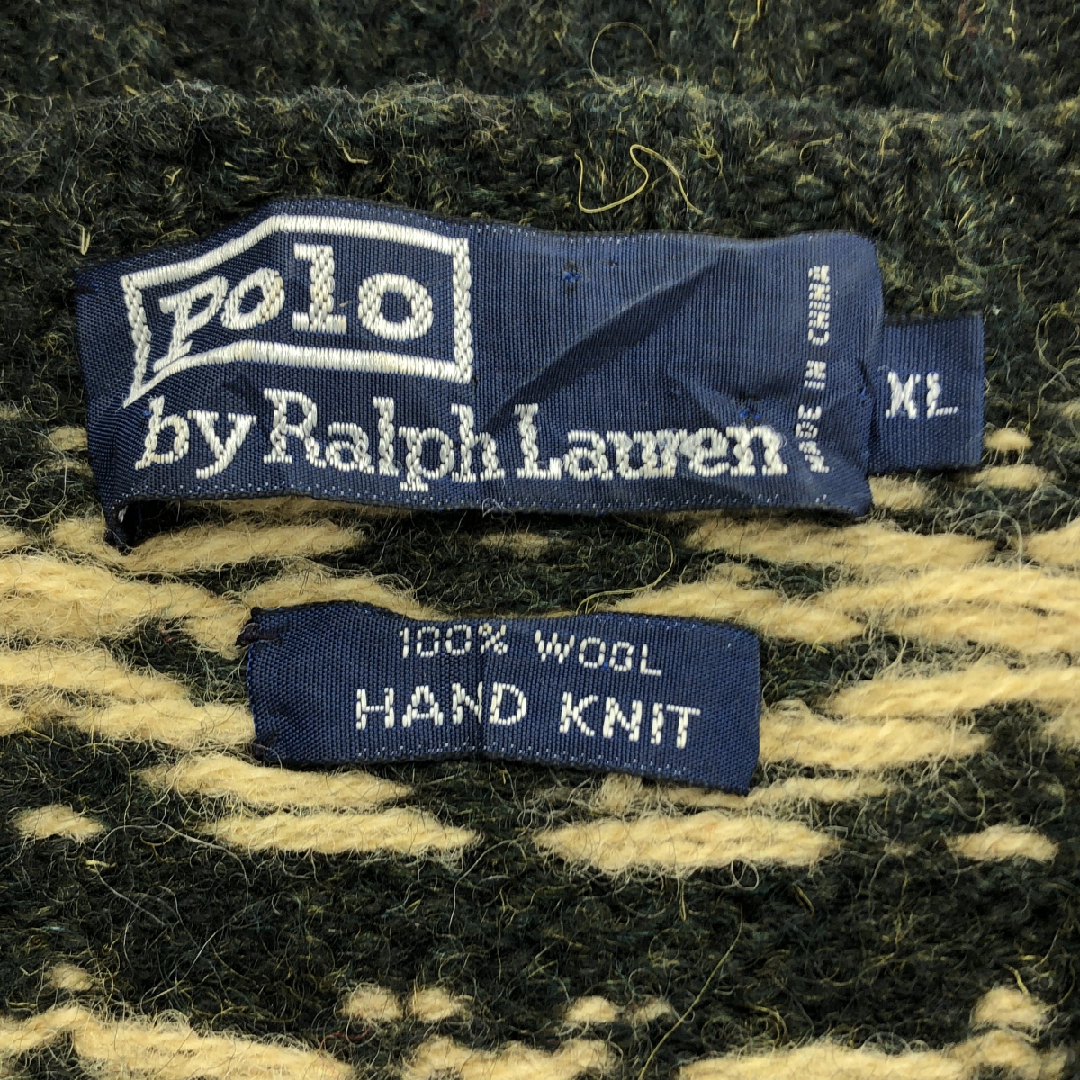 その他 HAND KNIT ノルディック柄 ウール ニット