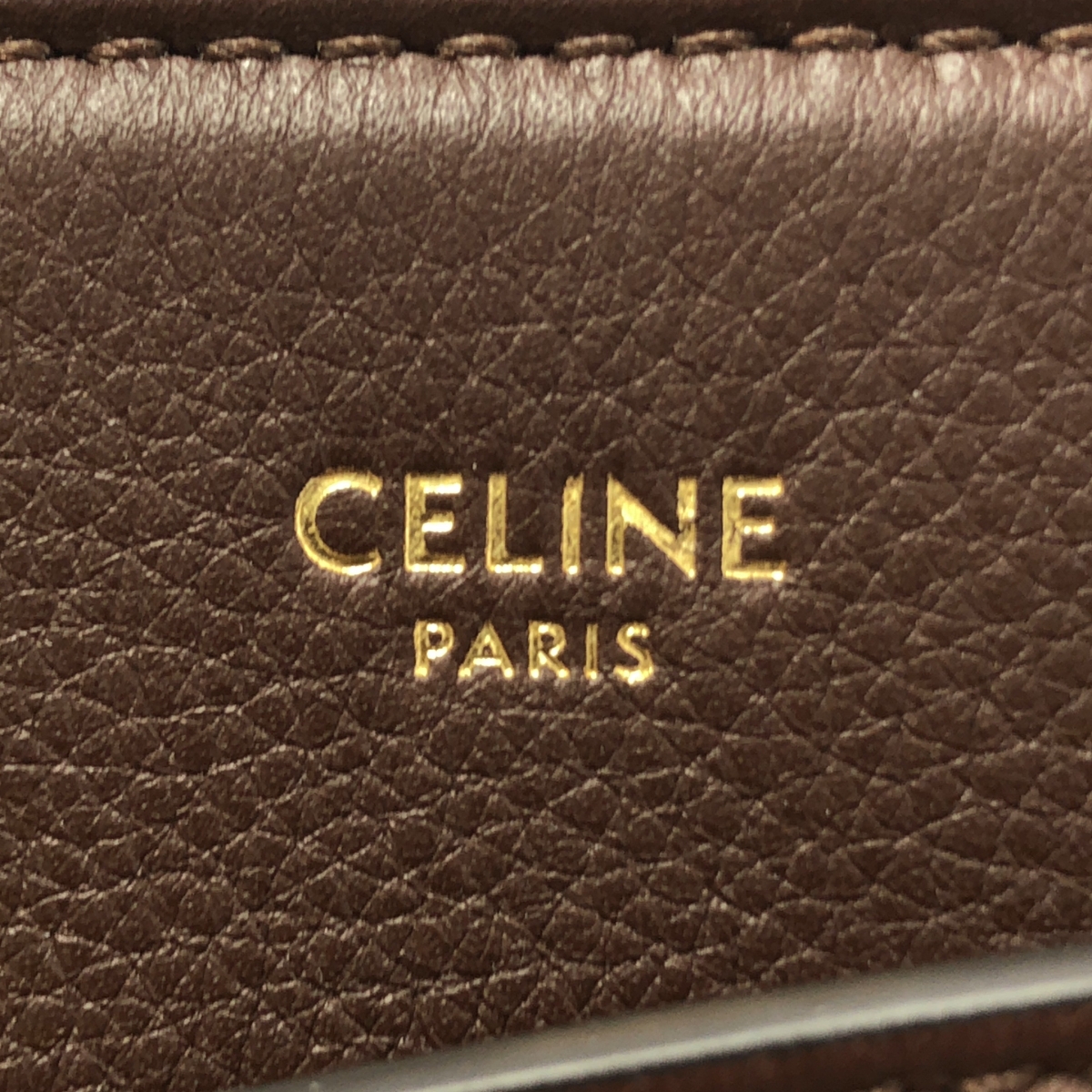CELINE / セリーヌ CONTI / コンティ サプルカーフスキン レザー ハンドバッグ