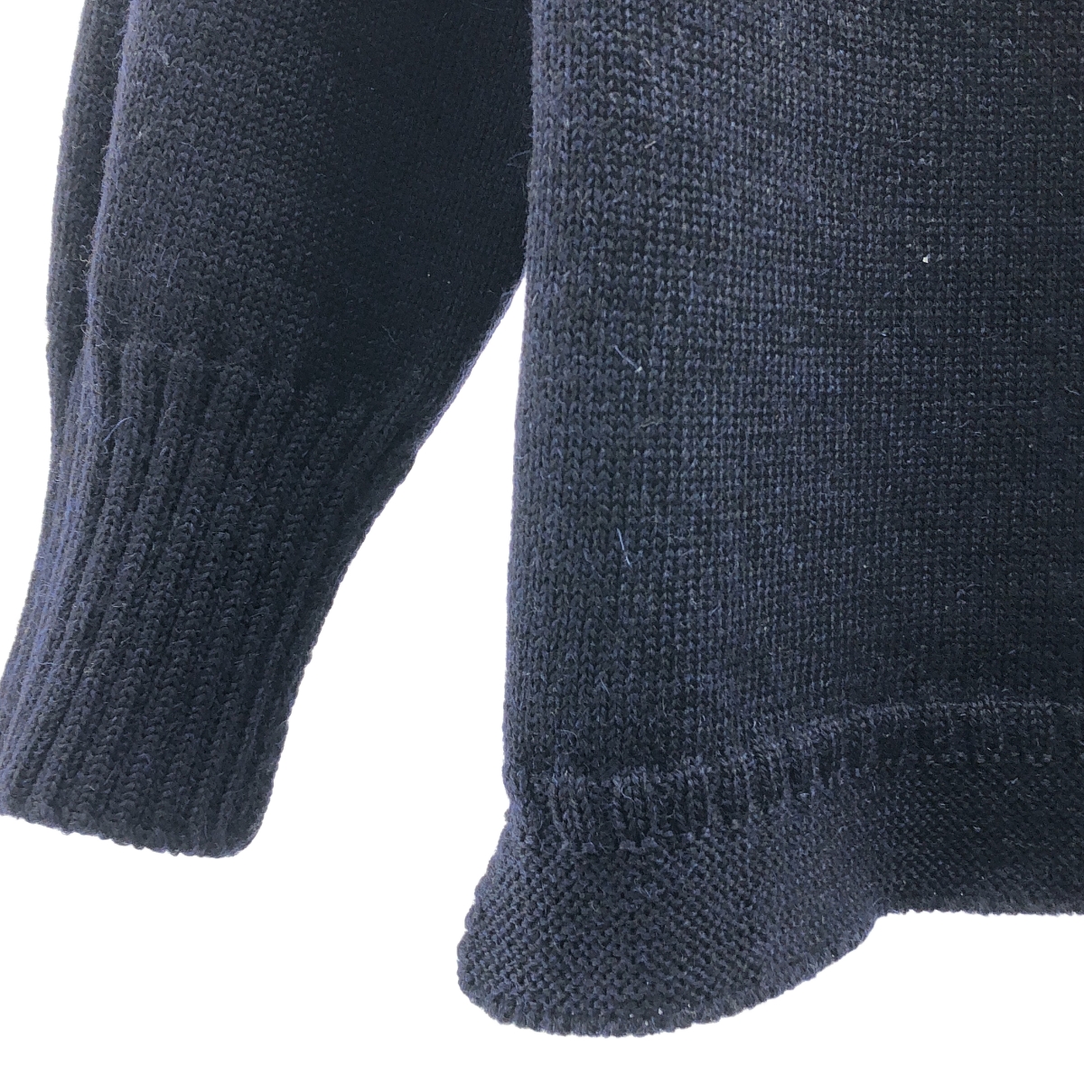 LE TRICOTEUR / ルトリコチュール ウール ガンジーニット セーター