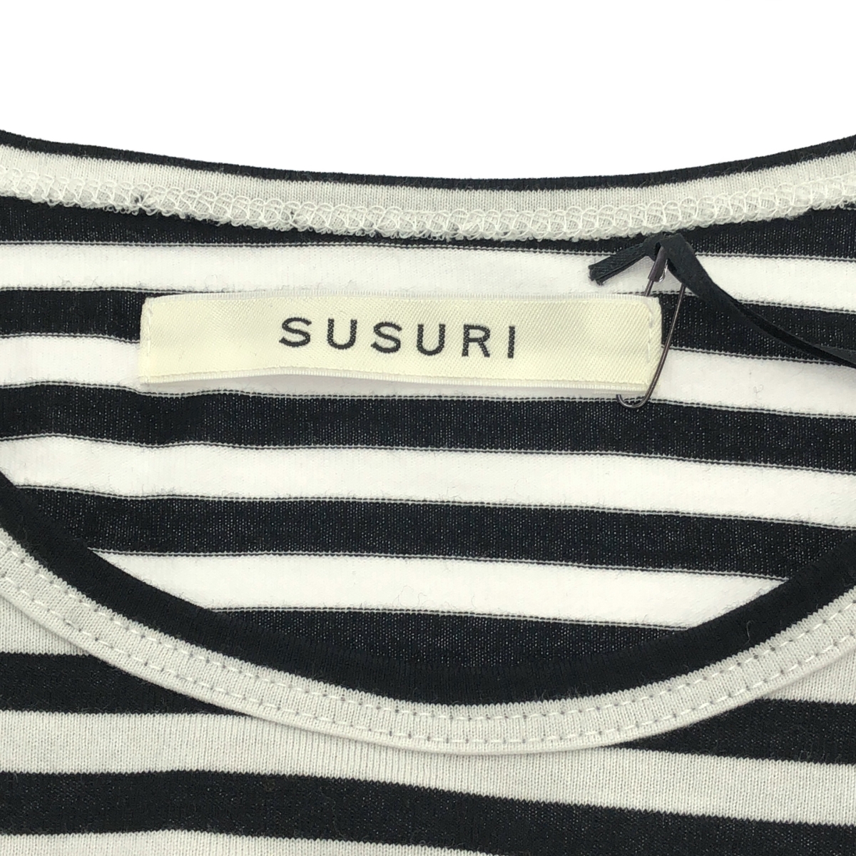 susuri / ススリ コットン ボーダー クルーネックカットソー