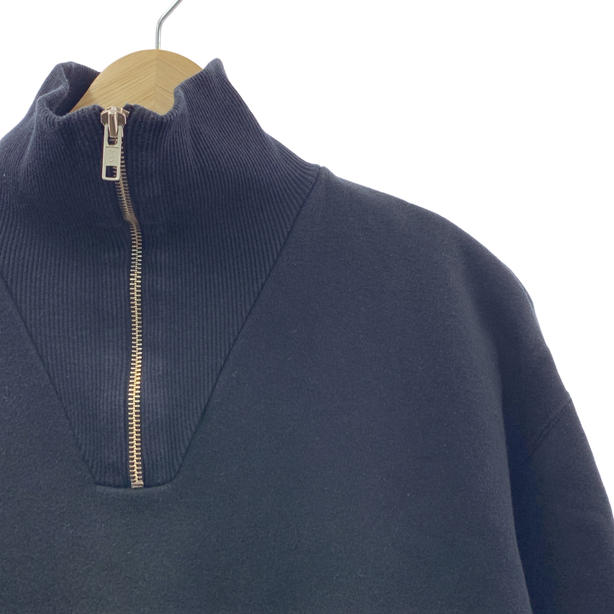 Agnes b. HOMME / アニエスベーオム コットン ハーフジップ トレーナー