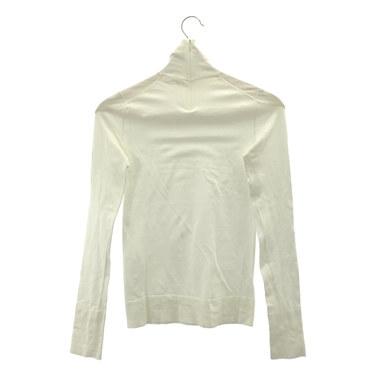 CELINE / セリーヌ フィービー期 エンブロイダリー マカダム ロゴ バックジップ ハイネックカットソー