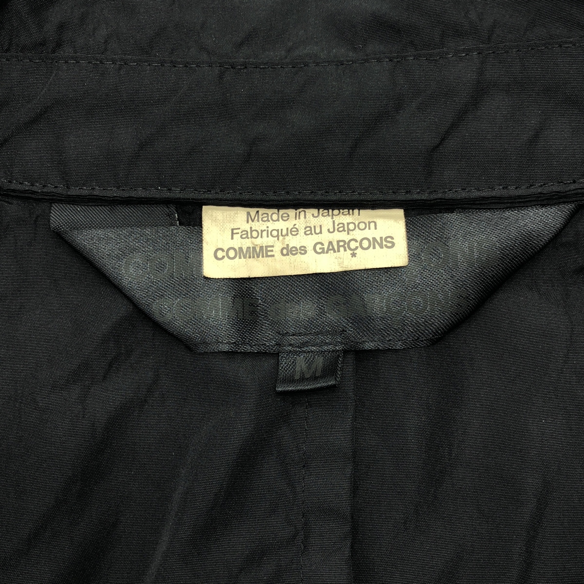 COMME des GARCONS COMME des GARCONS / コムコム ポリエステル 製品加工 レイヤードカラー シングルジャケット